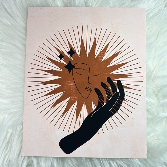 Wall Art Bohemian Celestial Hands Print Poster Illustration Unframed - Picture 8 of 17